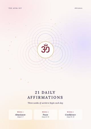 Cover of 21 Daily Affirmations